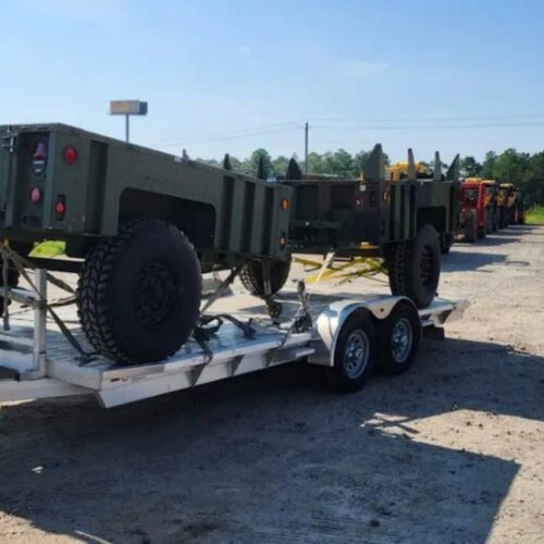 New Hmmwv M1102 trailer.