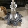 4 CTIS spindles with spacers and 4 CTIS knuckle brackets left and right.
