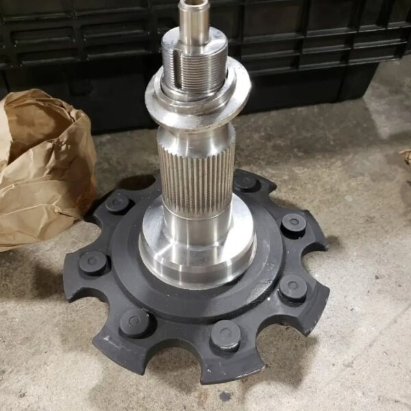 4 CTIS spindles with spacers and 4 CTIS knuckle brackets left and right.