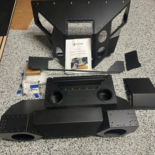 American machines humvee center console for a turbo truck.