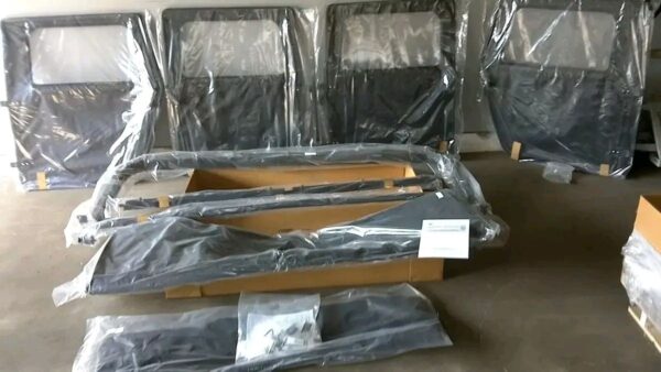 HMMWV M1165 BLACK Arctic Soft Top Kit