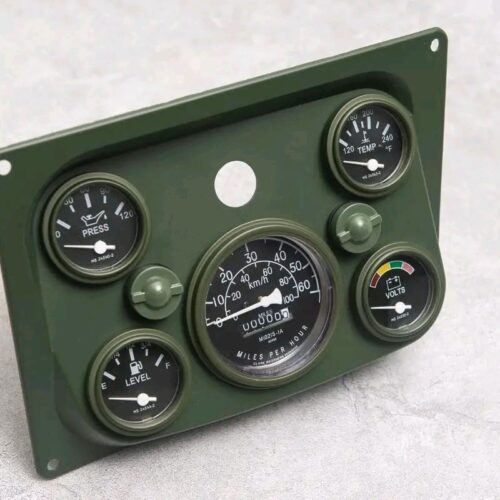 Humvee Gauge set Dash Instrument Panel w LED