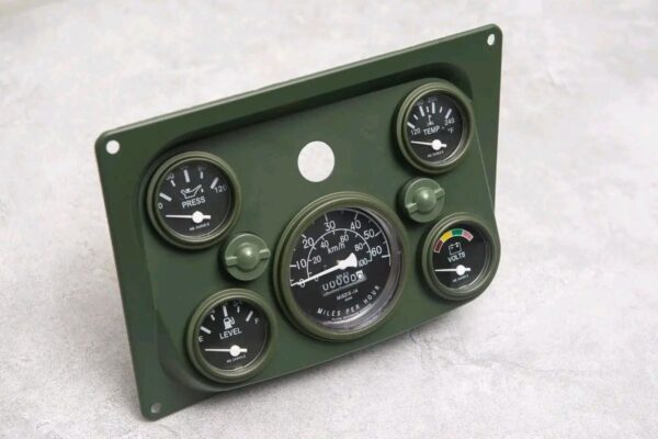 Humvee Gauge set Dash Instrument Panel w LED