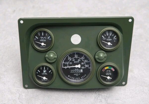 Humvee Gauge set Dash Instrument Panel w LED