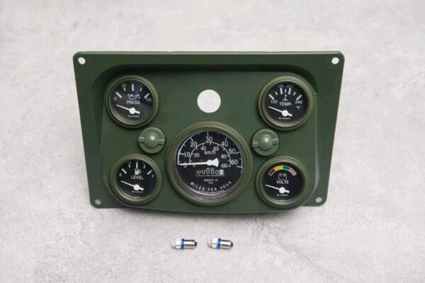 Humvee Gauge set Dash Instrument Panel w LED